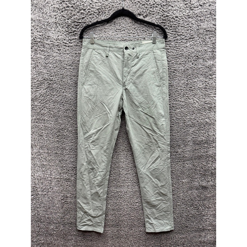Rag & Bone Fit 2 Slim Stretch Cotton Twill Chinos Pants Mint Gray Mens Size 29